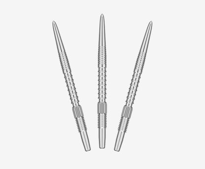 Target Darts Swiss Fire Points Silver 26 mm