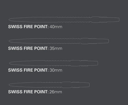 Target Darts Swiss Firepoint Black 35mm