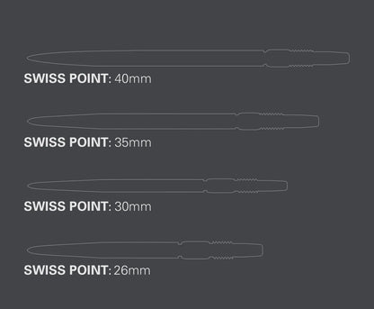 Target Darts Swiss Diamond Pro Point Black 26mm