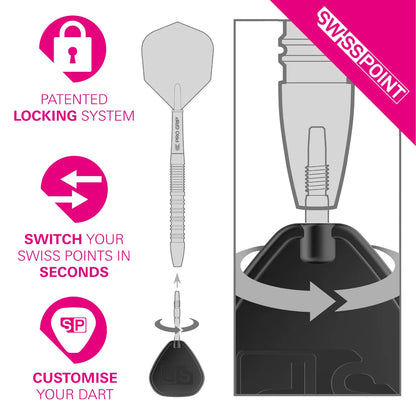 Swiss Point Storm Quartz Point Black 26 mm