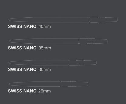 Target Darts Swiss Point Nano Point Silver 26 mm