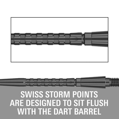 Target Darts Swiss Storm Surge Points Black 35 mm