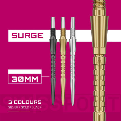 Target Darts Swiss Storm Surge Points Gold 30 mm