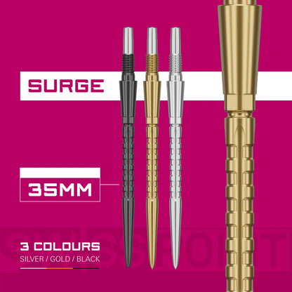 Target Darts Swiss Storm Surge Points Gold 35 mm