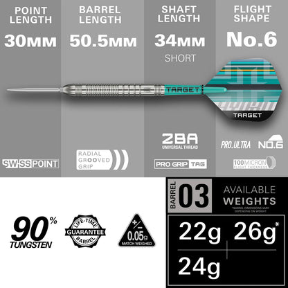Target Darts Hydro 03 SP Dart Set