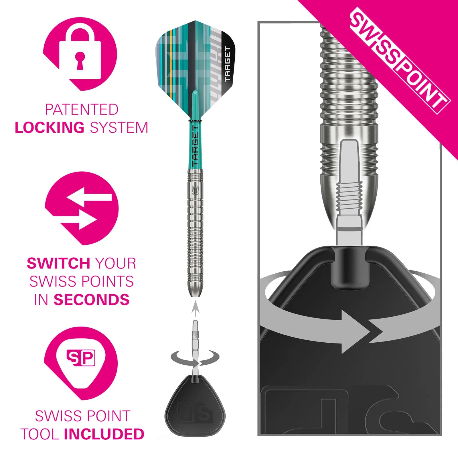 Target Darts Hydro 03 SP Dart Set