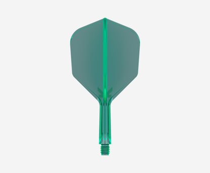 Target Darts K-Flex No. 6 Flight Green Short