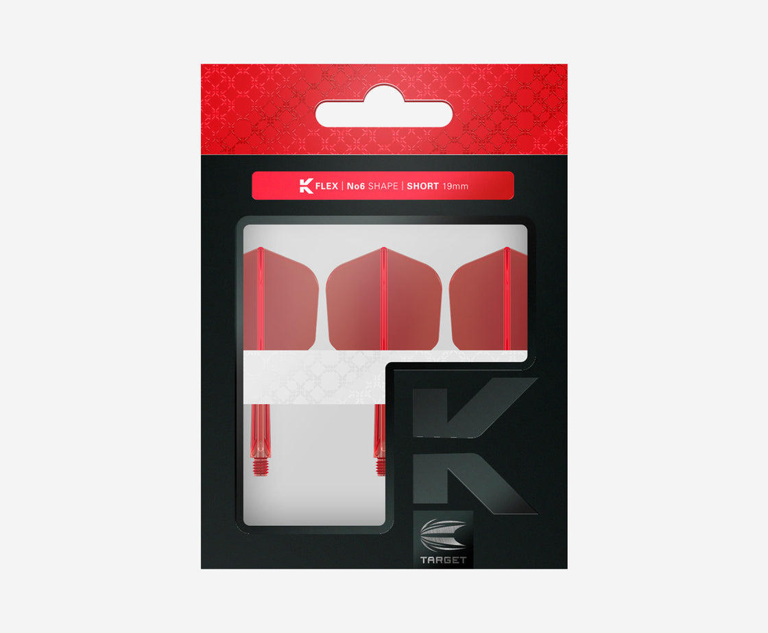 Target Darts K-Flex No. 6 Red Short