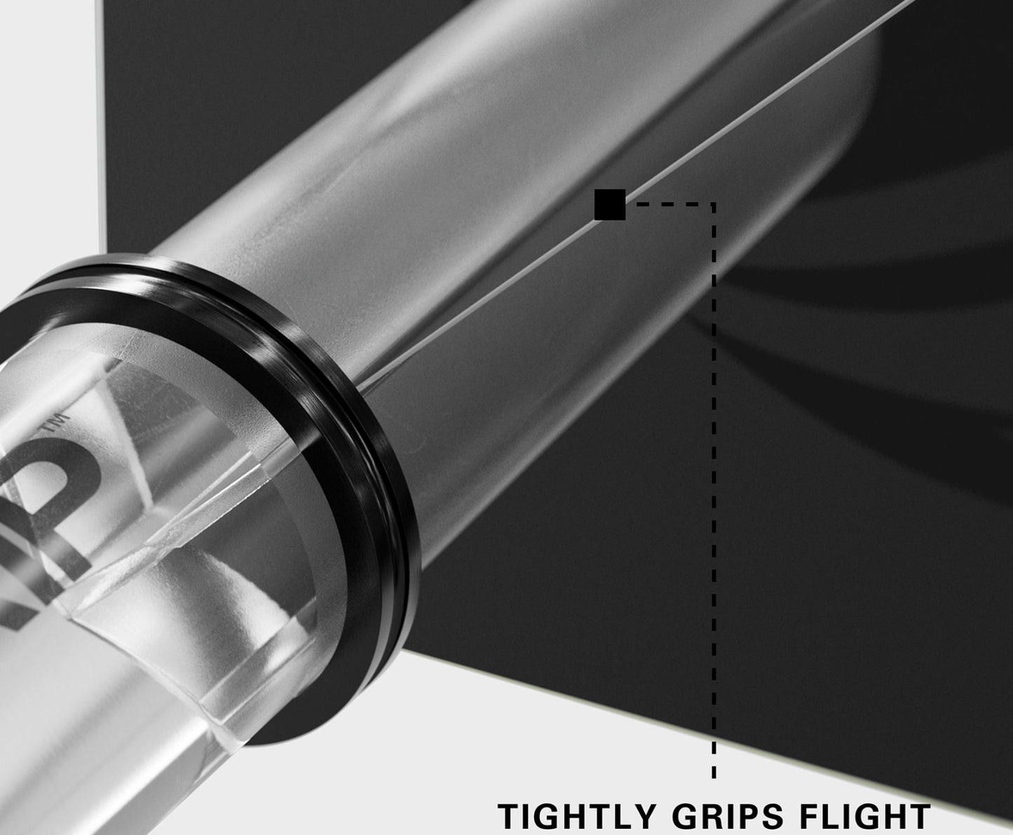 Target Darts Pro Grip Shaft Clear 9-Pack Intermediate