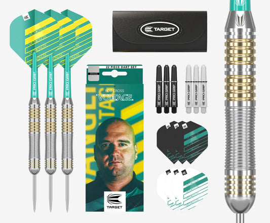 Target Darts Rob Cross Steel Tip Brass Darts 22g