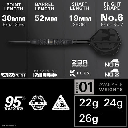 Target Darts Star Wars Darth Vader SP Dart Set