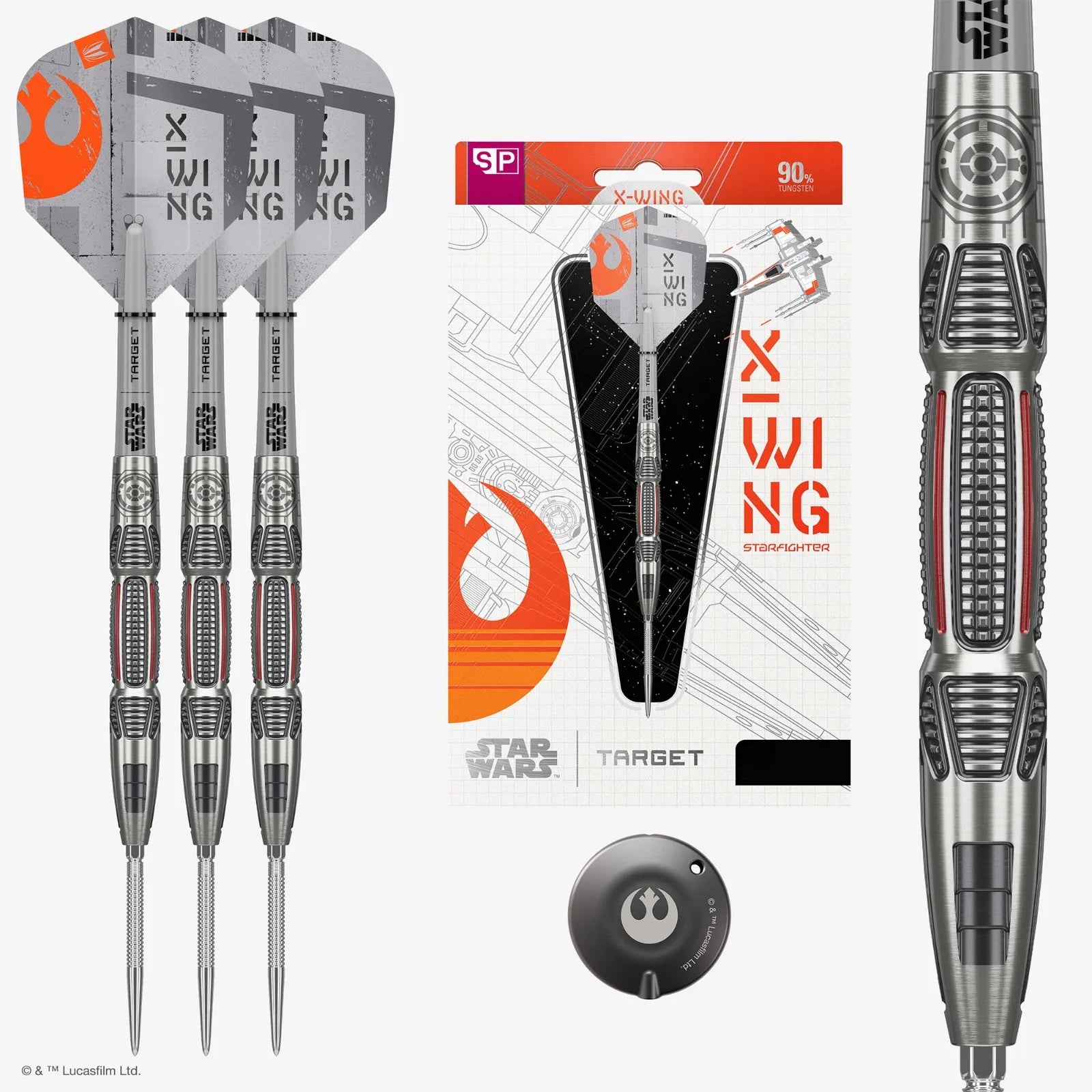 Target Darts Star Wars X-Wing Dart Set