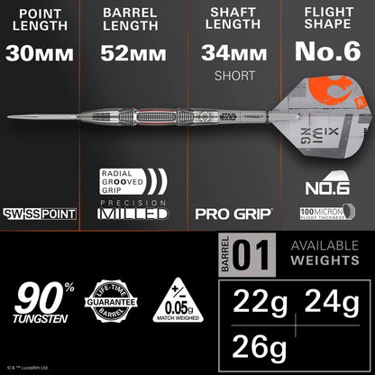 Target Darts Star Wars X-Wing Dart Set
