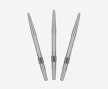 Target Darts Swiss GRD Point Silver 26mm