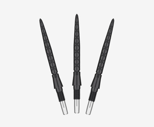 Target Darts Swiss Point Storm Diamond Point Black 26 mm