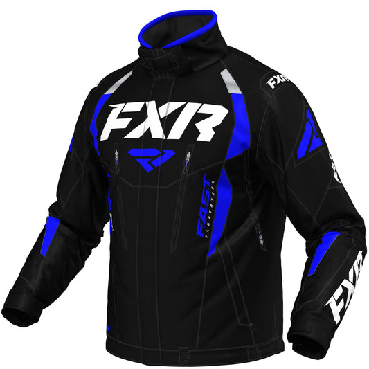 FXR Team FX Jacket Black and Royal Men's Size S