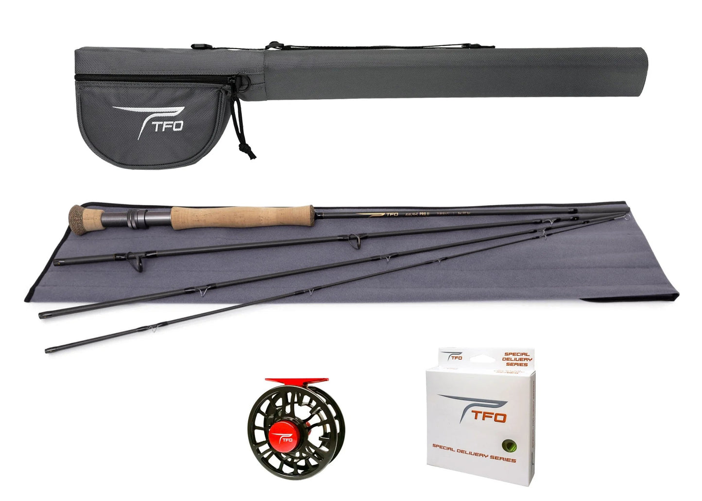 TFO Pro 3 Fly Rod Combo 9' 5wt 4pc