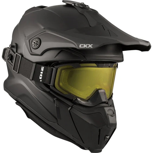 Helmet CKX Titan Original Dual Lens Solid Black Matte Size S