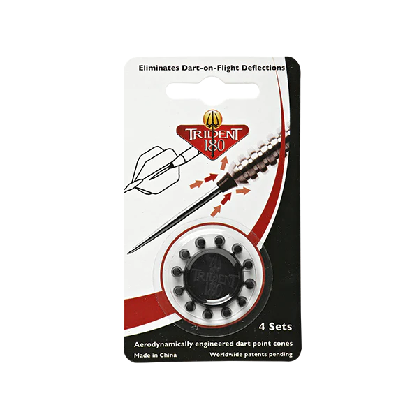 Winmau Trident Dart Point Cones Black