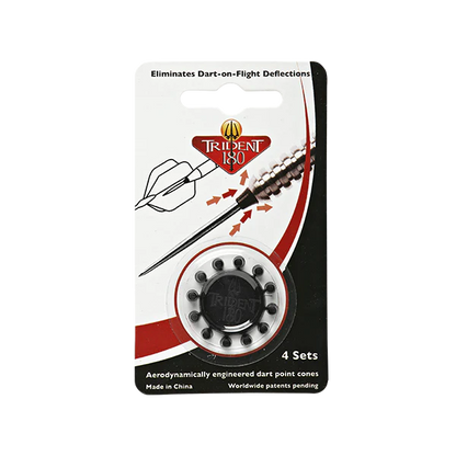 Winmau Trident Dart Point Cones Black