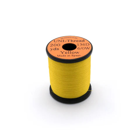 Uni-Thread Yellow 200yd 6/0