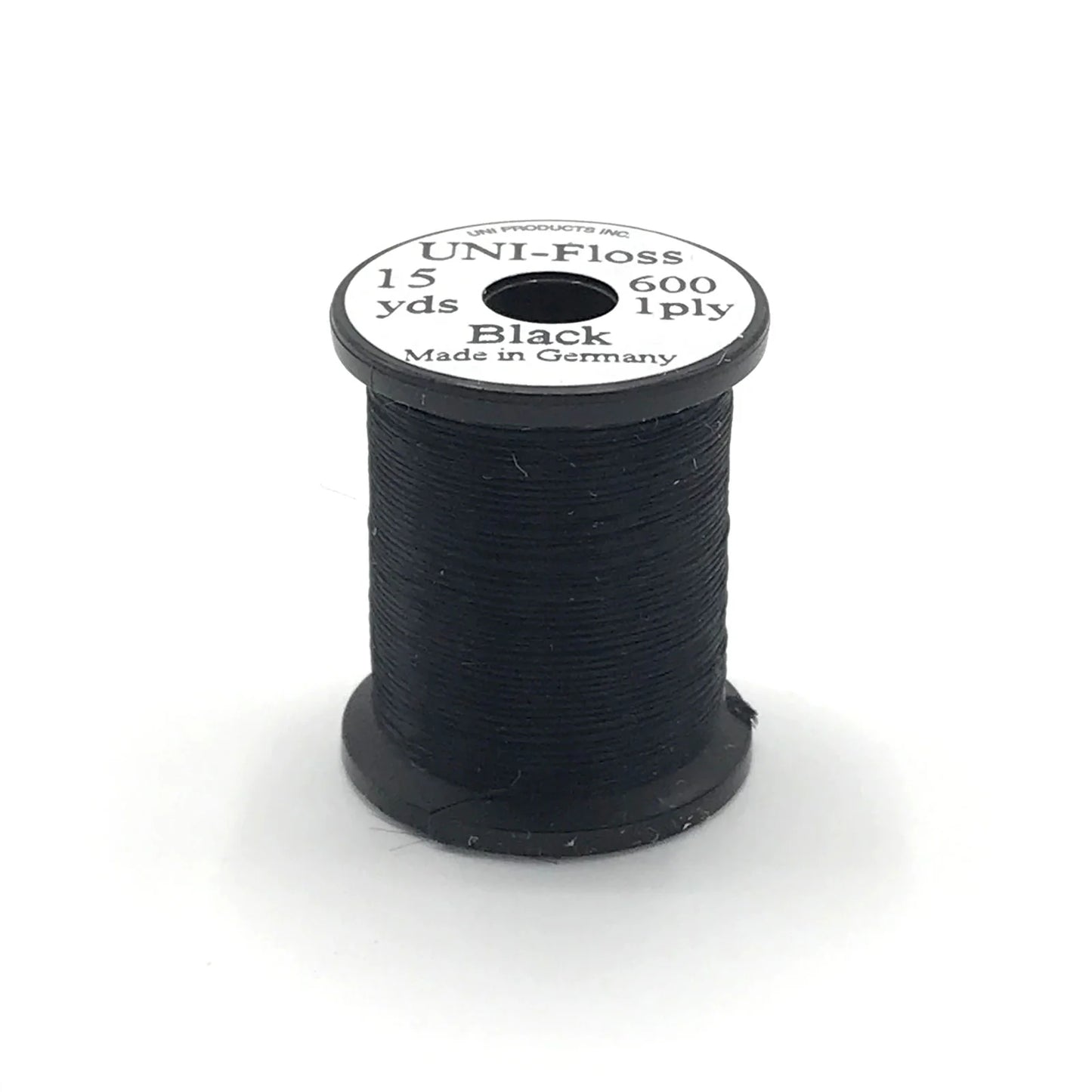 Uni-Floss Black 1ply 15yd
