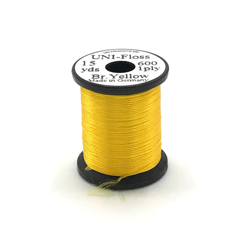 Uni-Floss Bright Yellow 1ply 15yd