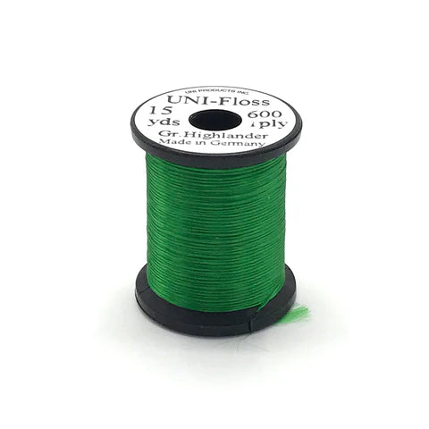 Uni-Floss Green Highlander 1ply 15yd