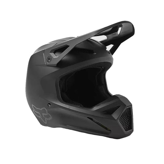 Fox V1 Solid Helmet Matt Black Small