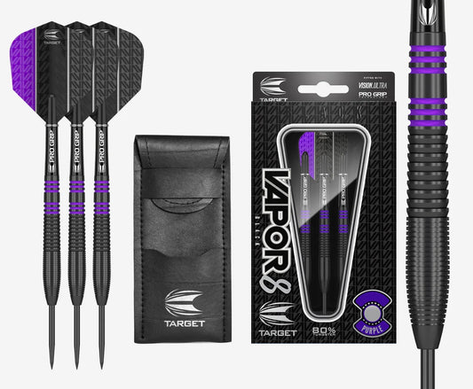 Target Darts Vapor8 Black and Purple 23 g