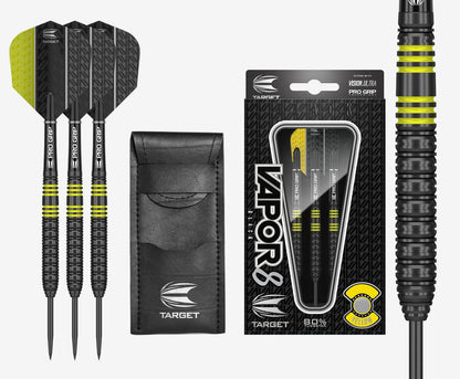 Target Darts Vapor 8 Black and Yellow 24 g