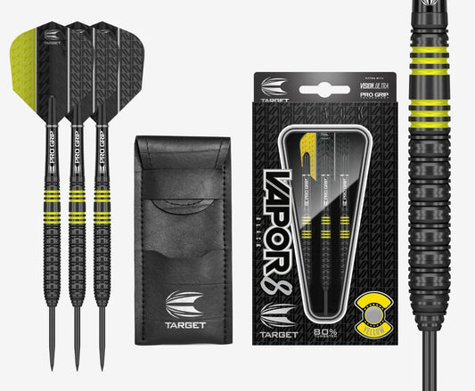 Target Darts Vapor 8 Black and Yellow 24 g