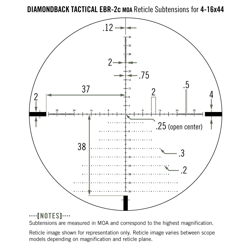 Vortex Diamondback Tactical 4-16x44 FFP Scope