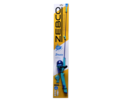 Zebco Splash Spincast Combo Kids Blue 29" 1pc