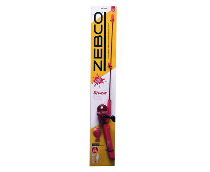 Zebco Splash Spincast Combo Kids Pink 29" 1pc