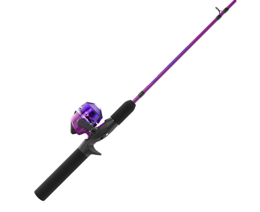 Zebco Splash Junior Spincast Combo Kids Purple