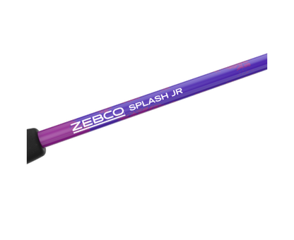 Zebco Splash Junior Spincast Combo Kids Purple