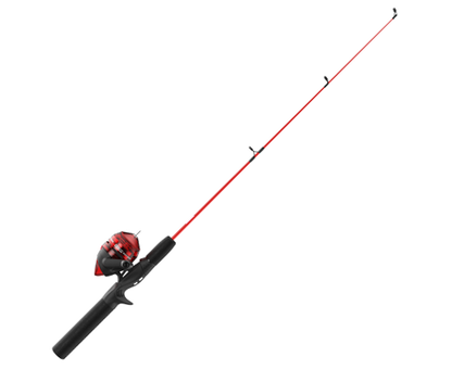 Zebco Dock Demon Spincast Combo Kids Red 30" 1pc