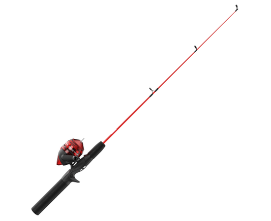 Zebco Dock Demon Spincast Combo Kids Red 30" 1pc