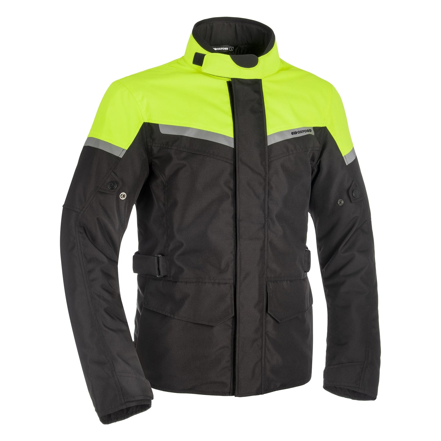 Oxford Spartan Jacket Men's Long Black and Fluorescent Size 3XL