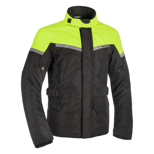 Oxford Spartan Jacket Men's Long Black and Fluorescent Size 3XL
